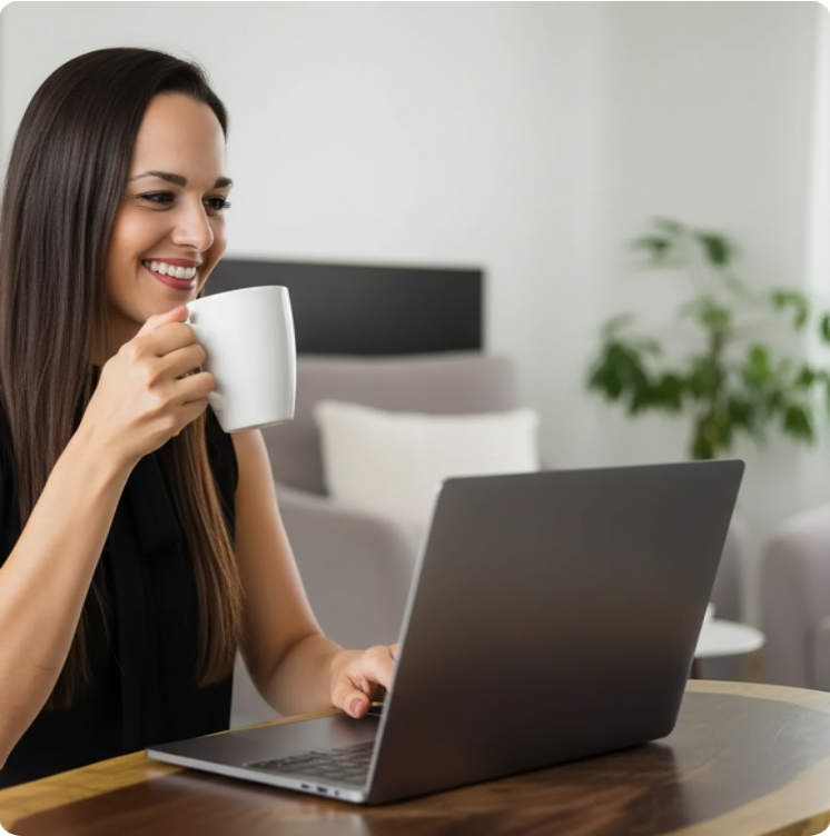 Mujer hablando al telefono
